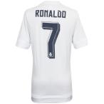 レアルマドリッド 15-16 ホーム 半袖オーセンティックユニフォーム　7.クリスティアーノ・ロナウド　【adidas|アディダス】クラブチームレプリ
