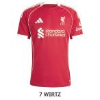 リバプール 25-26 ホーム 半袖レプリカユニフォーム 7.フロリアン・ヴィルツ 【adidas|アディダス】クラブチームレプリカウェアーjyf22