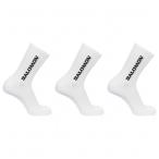 EVERYDAY CREW 3-PACK носки 3 пара комплект белый [SALOMON| Salomon ] бег одежда -lc2086000