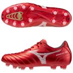 モナルシーダ NEO 3 WIDE PRO ルビーレッド×ホワイト 【MIZUNO|ミズノ】サッカースパイクp1ga252360