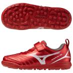 ジュニア モナルシーダ NEO 3 CLUB KIDS AS ルビーレッド×ホワイト 【MIZUNO|ミズノ】サッカーフットサルジュニアトレーニングシ