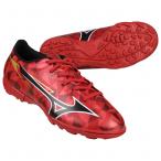 ジュニア ミズノアルファ 2 SELECT Jr AS ルビーレッド×ブラック 【MIZUNO|ミズノ】サッカーフットサルジュニアトレーニングシューズ