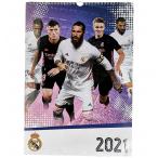 レアルマドリッド 2021年 壁掛けカレンダー　クラブチームアクセサリーrm2021e