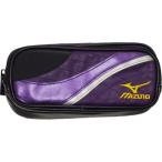 ペンケースWミズノ プレミアム2 パープル　【MIZUNO|ミズノ】サッカーフットサルアクセサリーs1487930