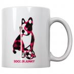 ヒョウ×犬 マグカップ　【SoccerJunky|サッカージャンキー】サッカーフットサルアクセサリーsj15641