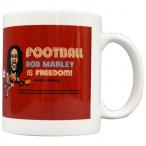 BOB MARLEY FREEDOM マグカップ　【SoccerJunky|サッカージャンキー】サッカーフットサルアクセサリーsj16877