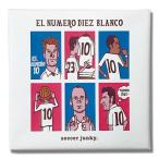 Yahoo! Yahoo!ショッピング(ヤフー ショッピング)ArtDeli アートパネル 白い10番　30サイズ　【SoccerJunky|サッカージャンキー】サッカーフットサルアクセサリーsj18658