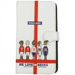 WE LOVE BEKS スマートフォン用 Folioケース　【SoccerJunky|サッカージャンキー】サッカーフットサルアクセサリーsjflh0