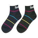 multi-border short sox set スポーツショートソックス　25-27cm　【Spazio|スパッツィオ】サッカーフットサルウェア