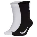 2P マルチプライヤークルーソックス　ホワイト×ブラック　【NIKE|ナイキ】サッカーフットサルウェアーsx7557-914