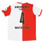 フェイエノールト 25-26 ホーム 半袖レプリカユニフォーム　4.渡辺剛　【CASTORE | カストレ】クラブチームレプリカウェアーtm12221