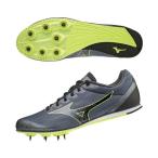 エックスファースト　グレー×ライム　【MIZUNO|ミズノ】陸上競技用スパイクu1ga213038