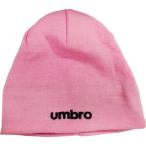 裏フリースニットワッチ　ピンク　【UMBRO|アンブロ】サッカーフットサル防寒アクセサリーuja2013-pnk