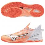 ue-b Mirage 5 коралл × белый [MIZUNO| Mizuno ] гандбол обувь x1ga235080