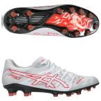 DSライト ACROS PRO 3　ホワイト×フラッシュレッド　【asics|アシックス】サッカースパイク1101a071-104