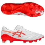 DSライト X-FLY 6　ホワイト×フラッシュレッド　【asics|アシックス】サッカースパイク1101a076-101