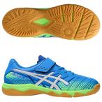 爆買!! ジュニア ジュニオーレ 7 IN　エレクトリックブルー×ピュアシルバー　【asics|アシックス】ジュニアフットサルシューズ1104a055-400