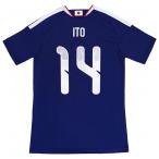 爆買!! 背番号14 伊東純也 アディダス サッカー日本代表 2026 ホーム レプリカ ユニフォーム 半袖 kd3345　【adidas|アディダス】サッカー