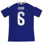 爆買!! 背番号6 遠藤航 アディダス サッカー日本代表 2026 ホーム レプリカ ユニフォーム 半袖 kd3345　【adidas|アディダス】サッカー日本