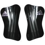 マイクロフィットレガ　ブラック×シルバーメット　【adidas|アディダス】サッカーフットサルアクセサリーレガースjed89-b31071