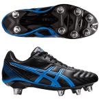 リーサル タックル　ブラック×エレクトリックブルー　【asics|アシックス】ラグビースパイクp507y-009