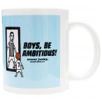 Be ambitious!+7 マグカップ　【SoccerJunky|サッカージャンキー】サッカーフットサルアクセサリーsj22c10