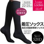 着圧 ソックス 520デニール 美脚 むくみ 加圧式 脂肪燃焼 オニアツ プレミアム