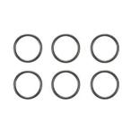 AO-1021 17・19mmローラー用ゴムリング(6個) 新品ミニ四駆   グレードアップパーツ 改造