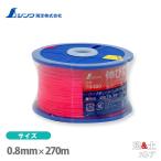 シンワ ポリエステル水糸 リール巻 太 0.8mm 270m 蛍光ピンク　 78480