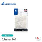シンワ 純綿水糸 カード巻 3号 0.7mm 100m 78488