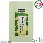 沖縄やんばる産 まるごとシークヮーサーパウダー 100g×1P 渡具知農園 沖縄 健康食品 シークワーサー 粉末 天然ノビレチン豊富