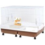 【他商品と同梱不可】マルカン うさぎのカンタンおそうじケージ ワイドB [MR-999] (os)