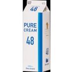 冷蔵発送 オーム乳業 ピュアクリーム 48 1L