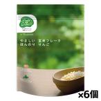 日食 Feel & Green やさしい玄米フレーク ほんのり りんご 120g x6個(北海道産玄米 北海道産てんさい糖 てん菜糖 青森県産りんご果汁)
