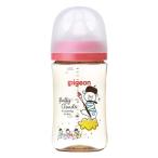  Pigeon материнское молоко реальный чувство грудное вскармливание бутылка пластик 240ml(Bear)3 месяцев примерно ~( младенец товары для малышей )