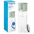 ショッピングブリタ [BRITA]ブリタ ボトル型浄水器 ライトグリーン 容量600ml(浄水フィルター付き 持ち運び 便利 透明 水)