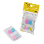 【ゆうパケット配送対象】ポスト・イット フィルム 詰替えタイプ ハーフサイズ ディスペンサー付 680DH-1 多色アソート 44mmx12mm 50枚/パッド 2パッド/パック