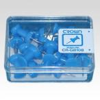 画鋲 [CR-GB108-BL] 16本 ダルマ画鋲 本体色：青