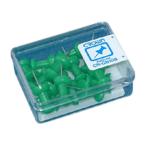 画鋲 [CR-GB108-G] 16本 ダルマ画鋲 本体色：緑