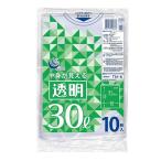 【ゆうパケット配送対象】[日本技研工業]中身が見える透明 ポリ袋 TN-6 30L 10枚入り (透明 ゴミ袋 ポリ袋)