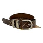 *送料無料*【在庫限り!大特価】BEAVERHEAD(ビーバーヘッド) サーモンベルト 本革ベルト ブラウン サイズ_30 ぽっきり価格【返品・交換不可】(beaverhead Tady ・