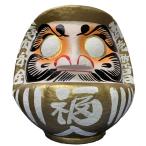 黄金の金運だるま
