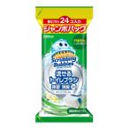 【あわせ買い2999円以上で送料無料】ジョンソン スクラビングバブル 流せる トイレブラシ 除菌 消臭+ ホワイトブロッサム 替えブラシ 24個入