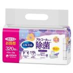 ショッピングシルコット 【あわせ買い2999円以上で送料無料】ユニ・チャーム シルコット ウェットティッシュ 除菌 アルコールタイプ ヒアルロン酸配合 詰替 320枚