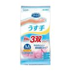 【あわせ買い2999円以上で送料無料】エステー ファミリー ビニール 手袋 うす手 指先強化 炊事・掃除用 Mサイズ 3双パック
