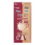 【送料無料・まとめ買い×10個セット】大王製紙 エリエール ハイパーブロックマスク かお・スマ ピンクベージュ×茜 6枚入 日本製 不織布マスク