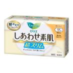 ショッピングロリエ 【あわせ買い2999円以上で送料無料】花王 ロリエ しあわせ素肌 超スリム軽い日用 羽なし 17cm 32個入