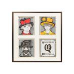  немедленно распределение NEW Pachi to Mini карточка для автографов, стихов, пожеланий рама 4 окно модель темный Gold NAPT-M4-DB Kenko KENKO