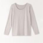 【竹布特典】ソフトフィットインナー（長袖） サンドベージュ L 【ナファ生活研究所】