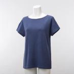 【竹布特典】【女性用】竹のひとつぼし 半袖Ｔシャツ ネイビー L【宅配便のみ】
